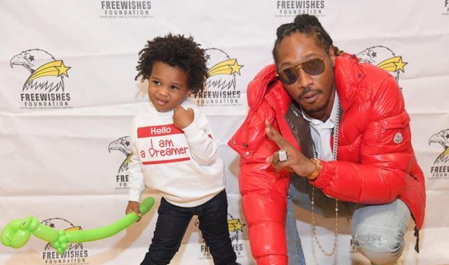 Future Zahir Wilburn with his father, Future.